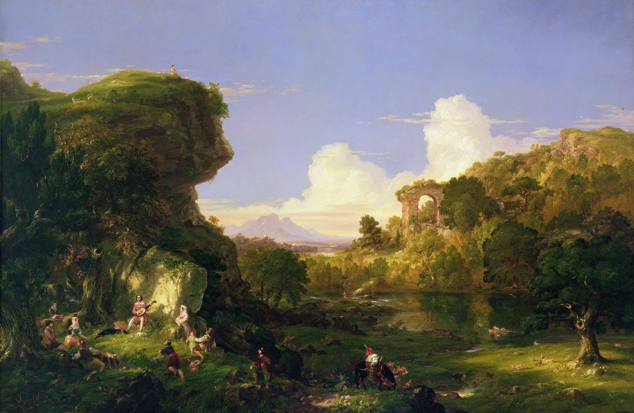 Paysage italien - Thomas Cole
