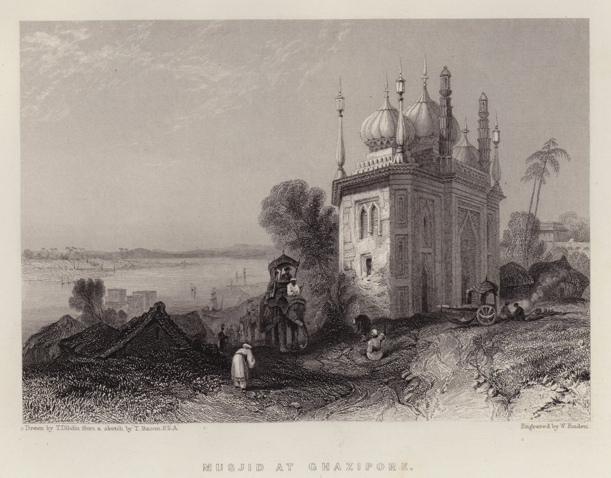 Musjid à Ghazipore - Thomas Colman Dibdin