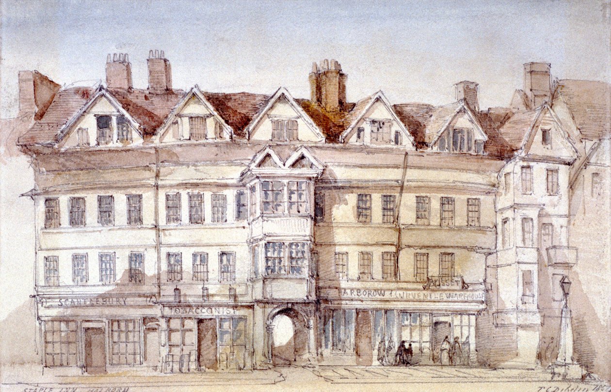 Staple Inn, Holborn, Londres - Thomas Colman Dibdin