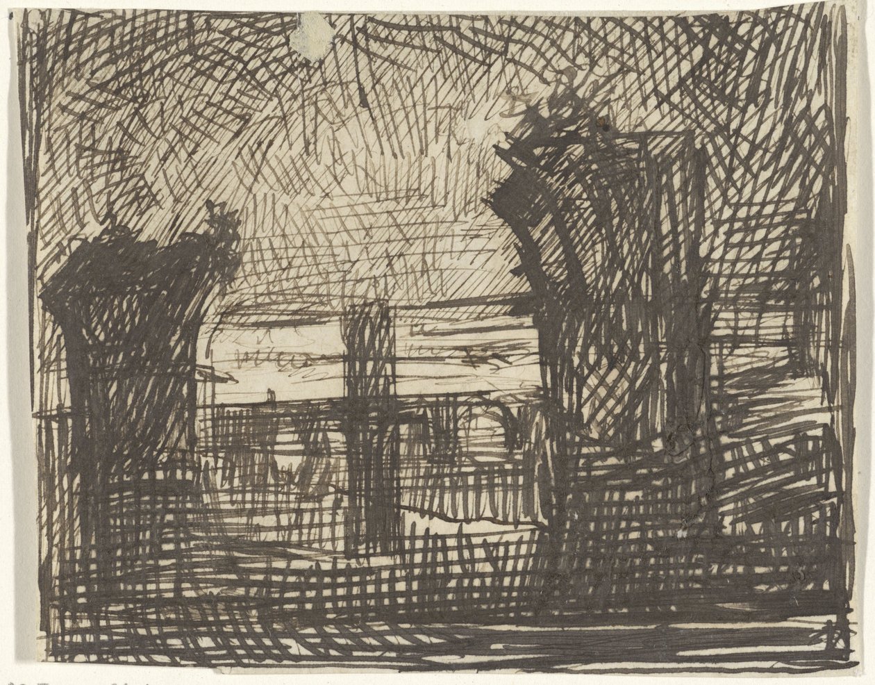 Vue sur des ruines - Thomas Cool