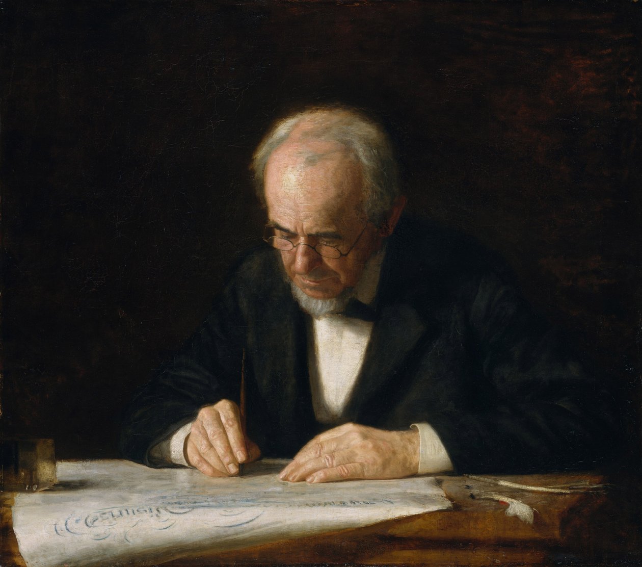 Le Maître écrivain - Thomas Cowperthwait Eakins