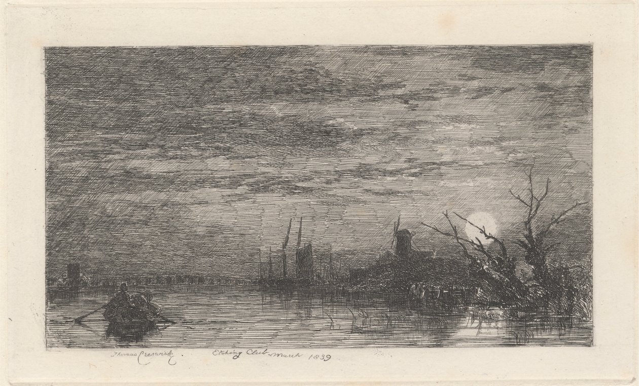 Clair de lune - Thomas Creswick