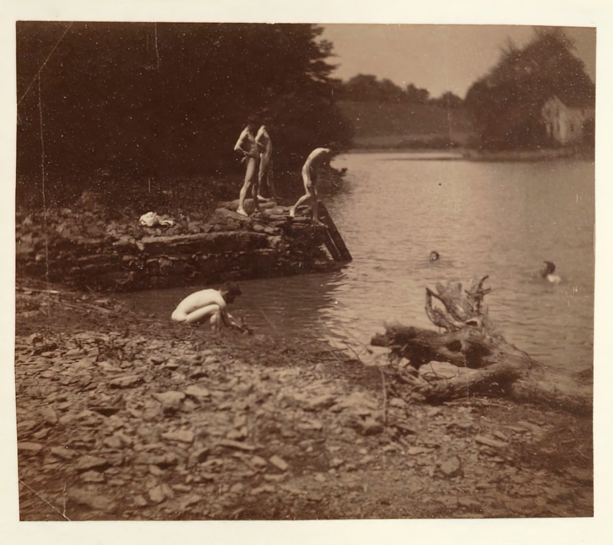 Étude pour la natation - Thomas Eakins