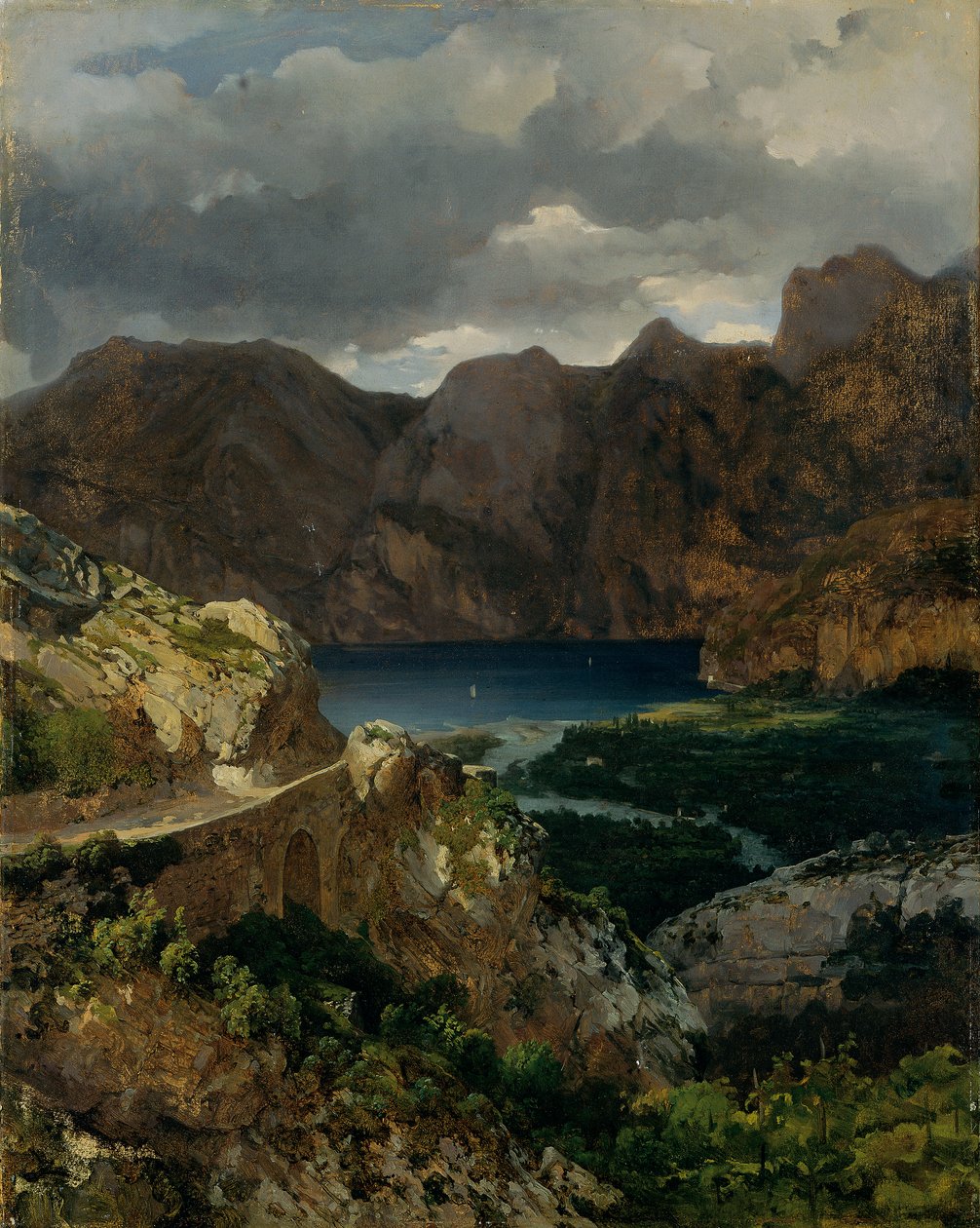 Vue sur le lac de Garde - Thomas Ender