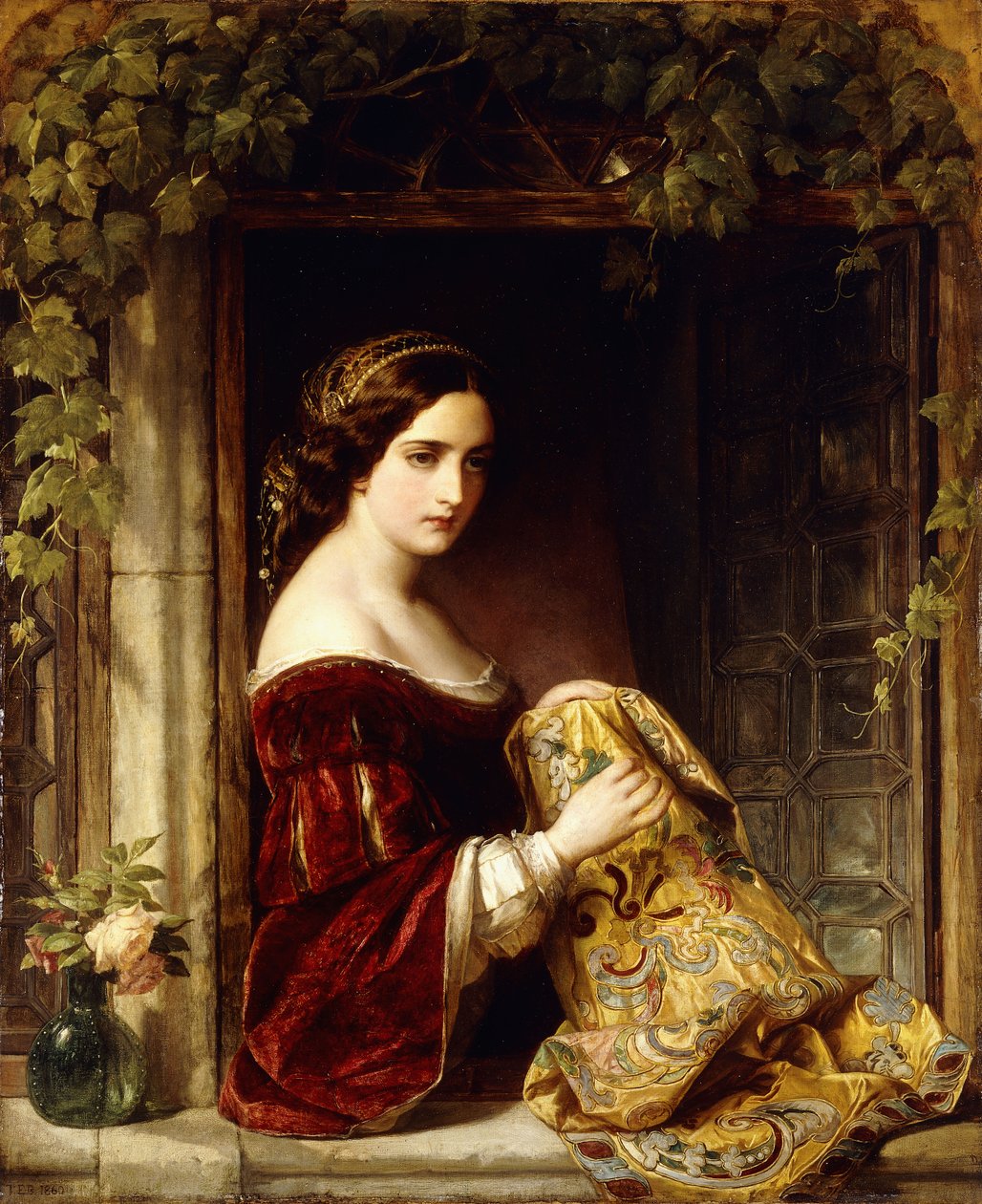 Attente, 1860 - Thomas Francis Dicksee