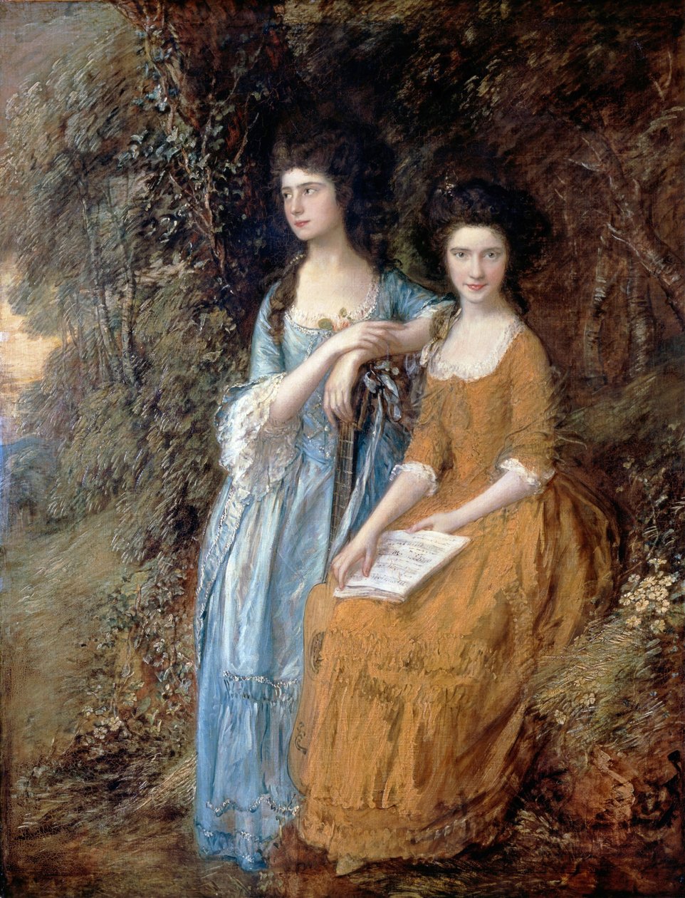 Elizabeth et Mary Linley - Thomas Gainsborough