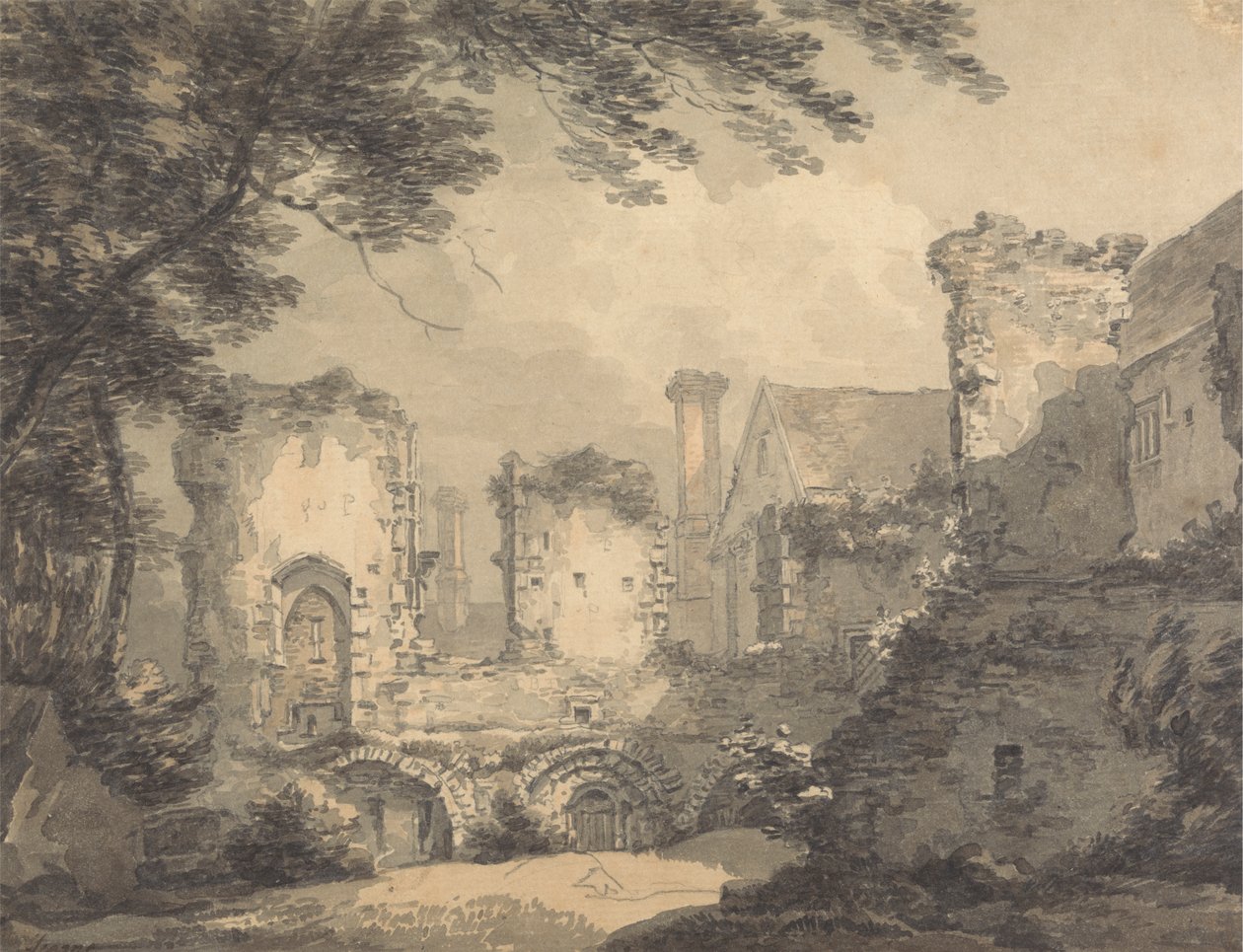 Prieuré de Castle Acre - Thomas Hearne