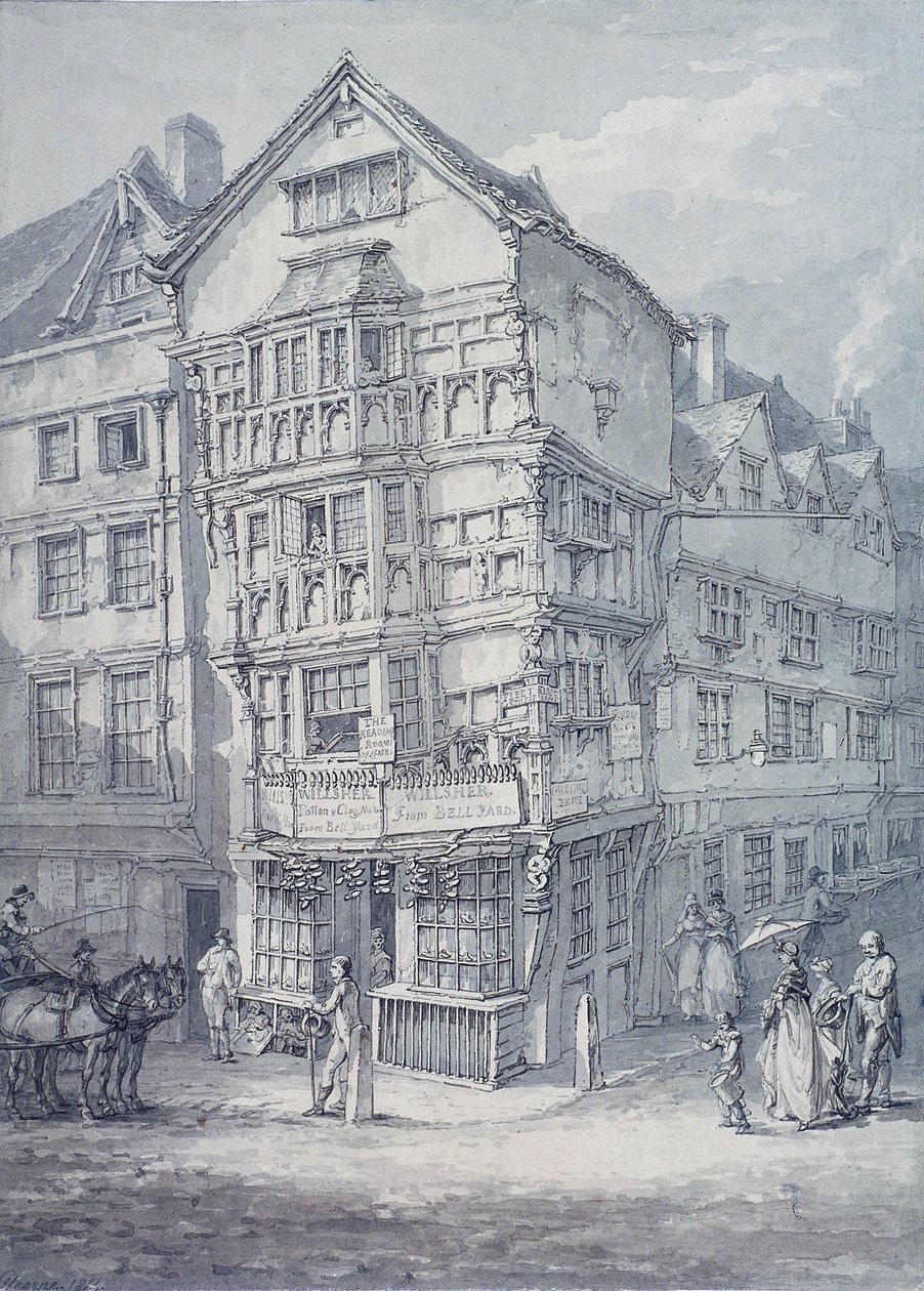 Chancery Lane, Londres, 1814 - Thomas Hearne