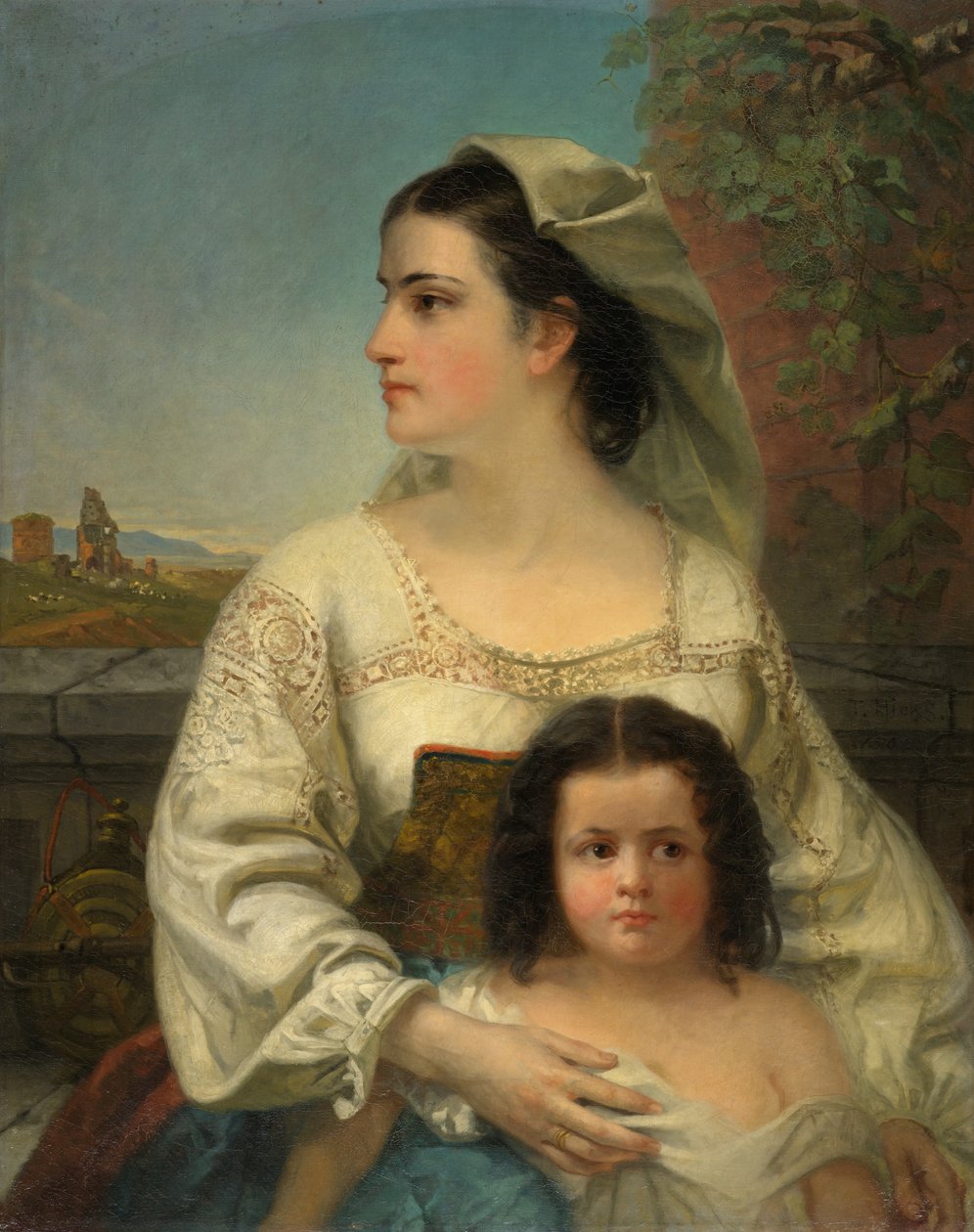 Mère et enfant italiens - Thomas Hicks