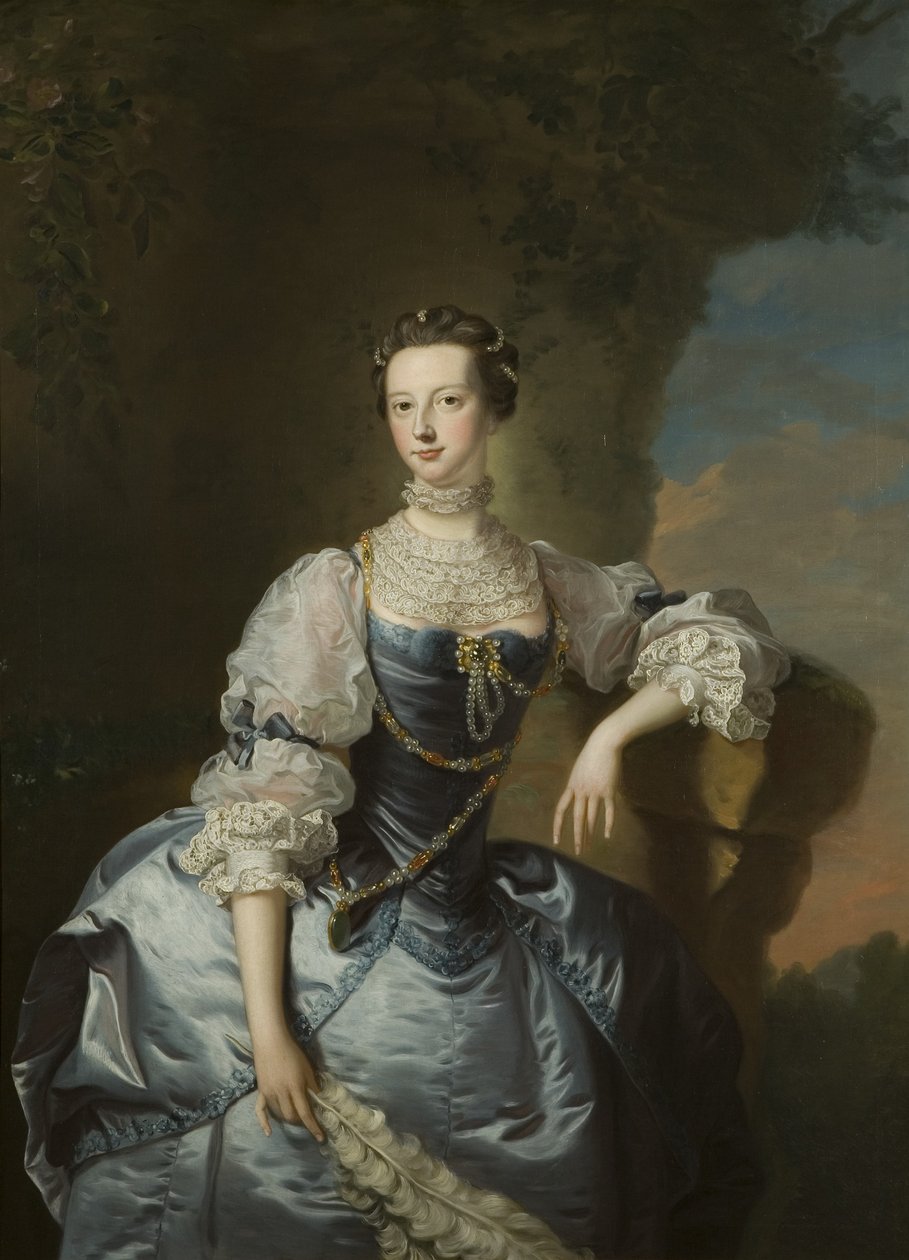 Portrait de Mme Emma Harvey - Thomas Hudson