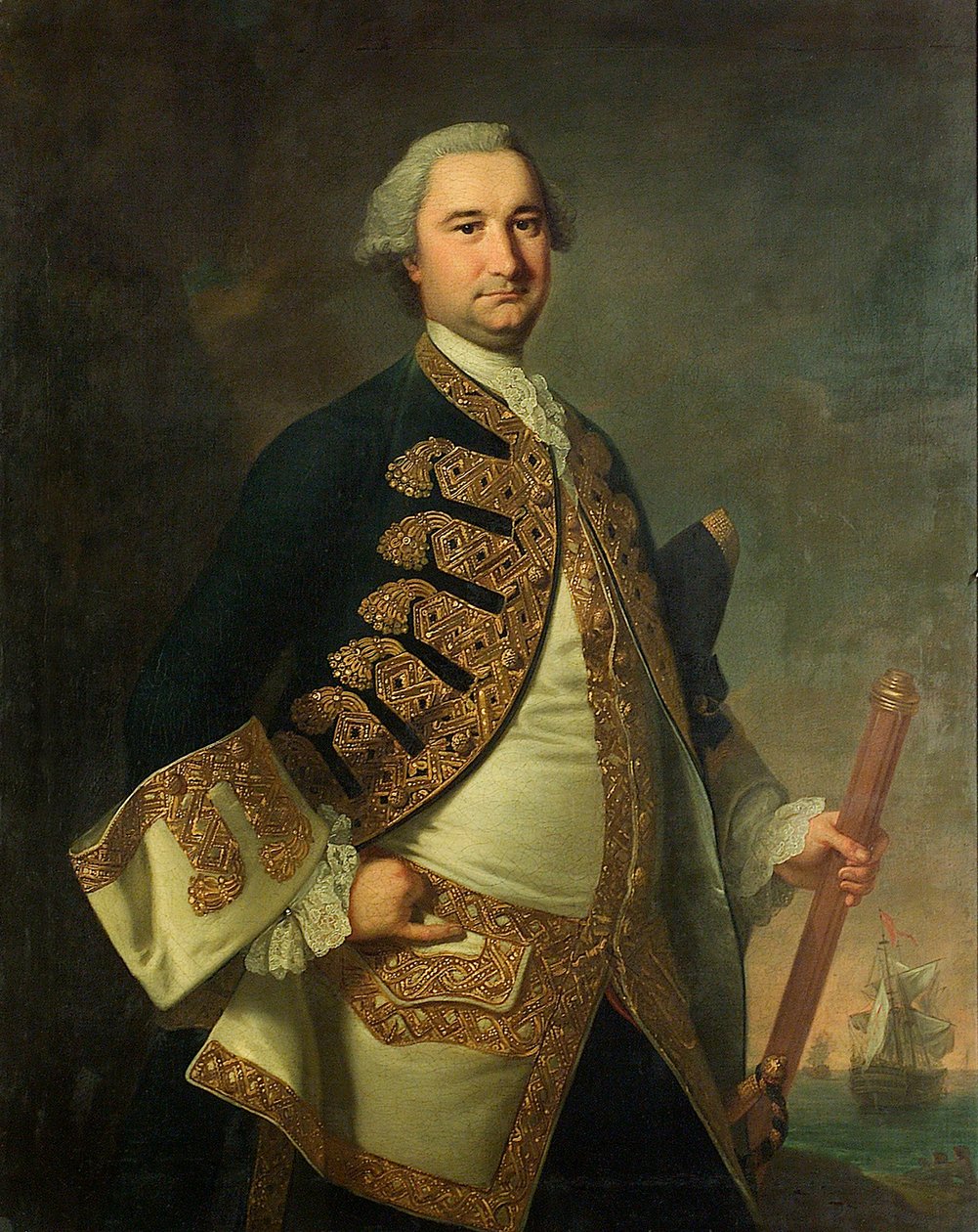 Contre-amiral Richard Tyrrell (1716/7-1766) - Thomas Hudson