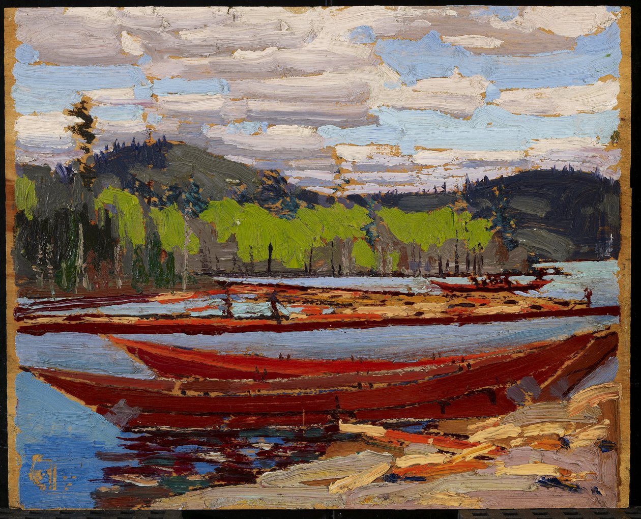 Bateaux, été - Tom Thomson