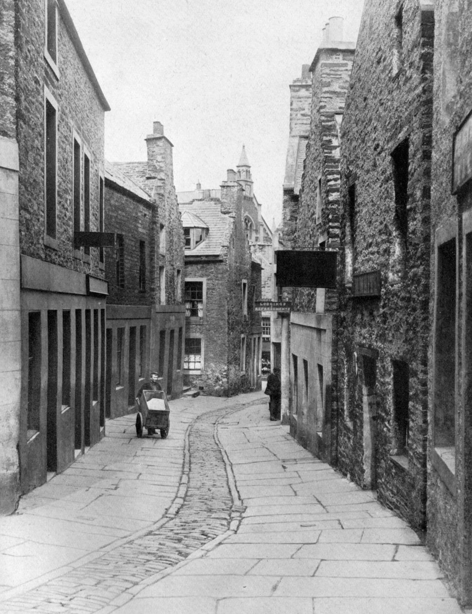 Une rue à Stromness, Orkney, Écosse, 1924-1926 - Thomas Kent