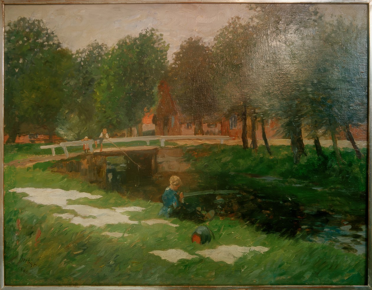 Blanchissage au canal - Thomas Ludwig Herbst