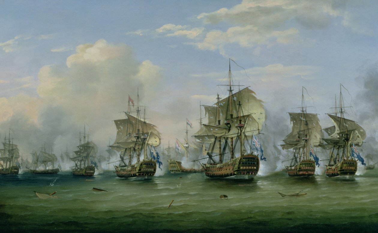 La Bataille de Dogger Bank, 1781 - Thomas Luny