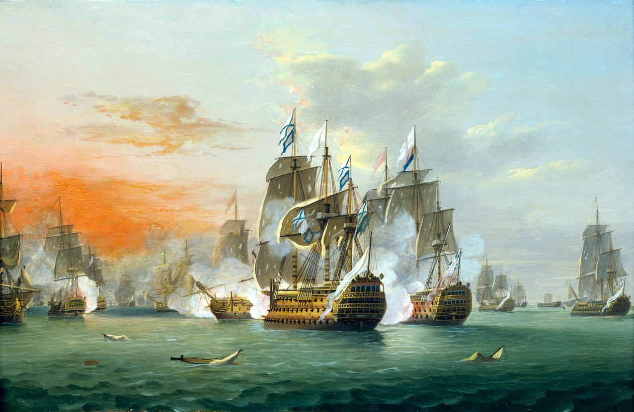 La Bataille des Saintes - Thomas Luny