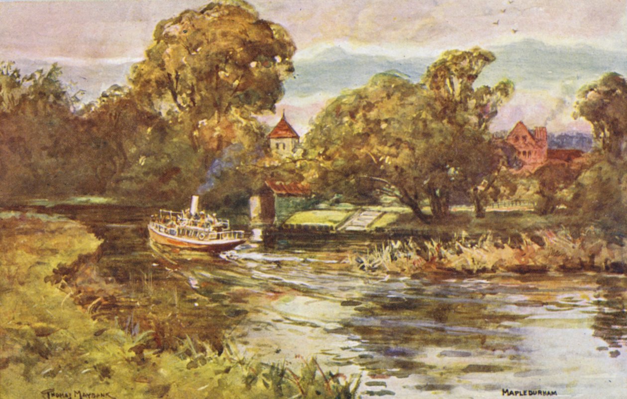 Rivière Thames : Mapledurham - Thomas Maybank