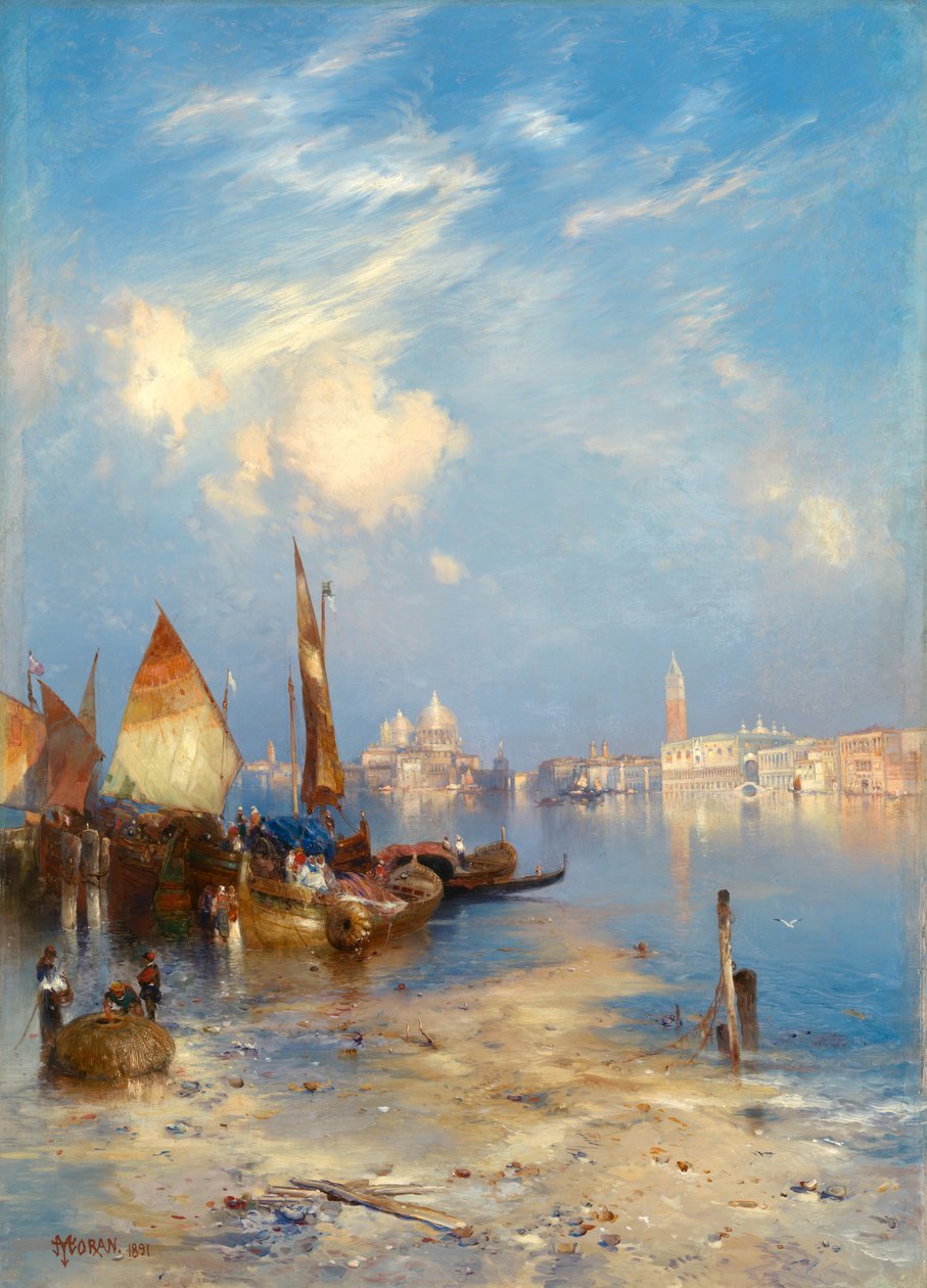 Une vue de Venise - Thomas Moran