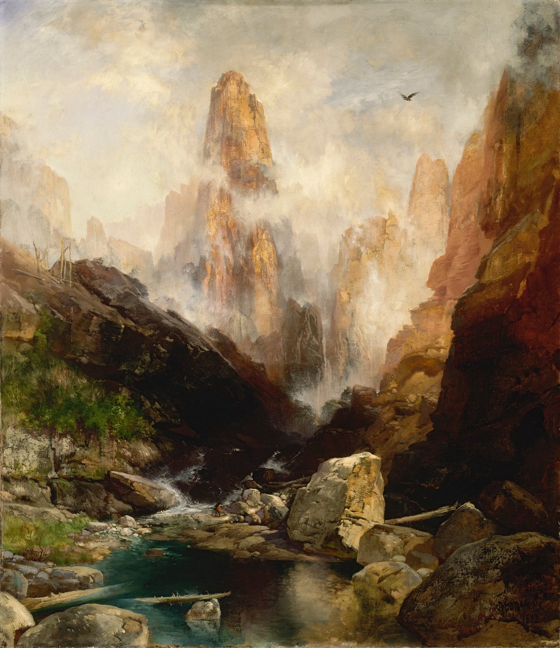 Brume à Kanab Canyon, Utah - Thomas Moran