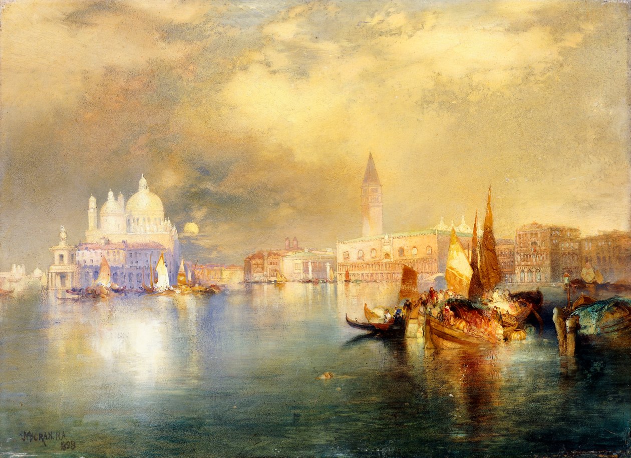 Clair de lune à Venise - Thomas Moran