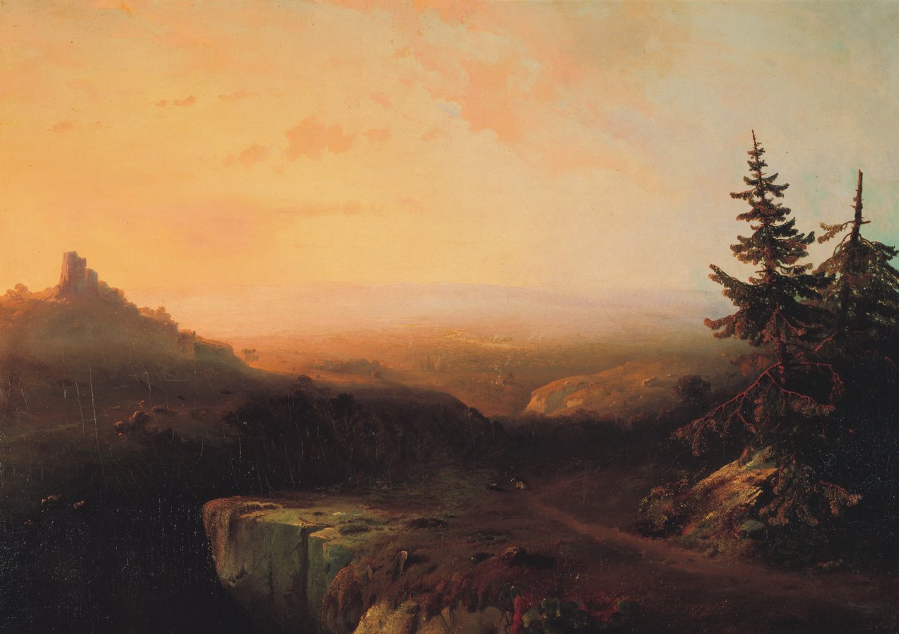 Scène de montagne - Thomas Moran
