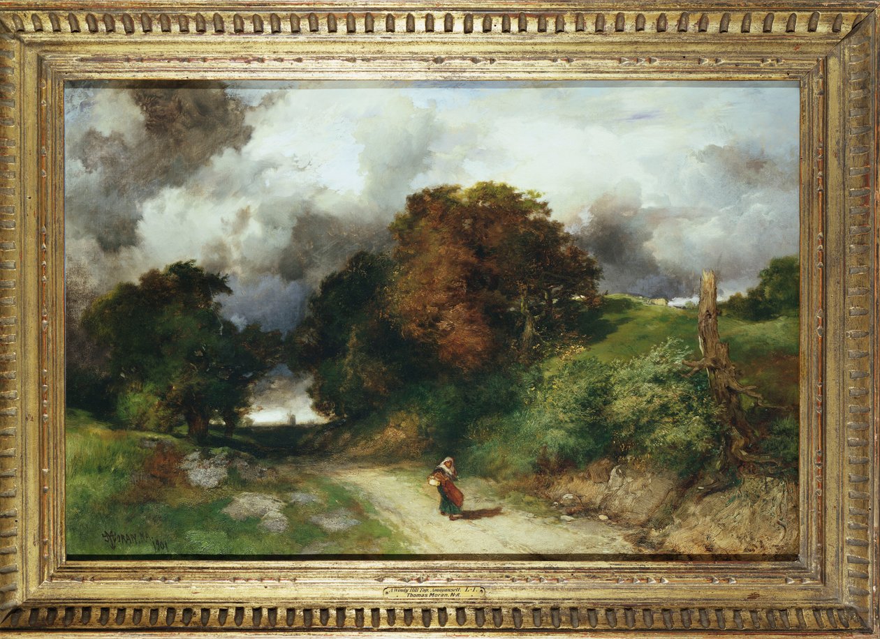 Colline venteuse, Amagansett, Long Island, 1901 - Thomas Moran