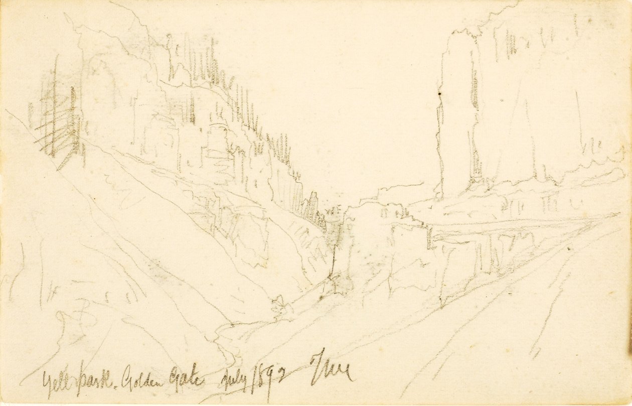Parc de Yellowstone, Golden Gate - Thomas Moran
