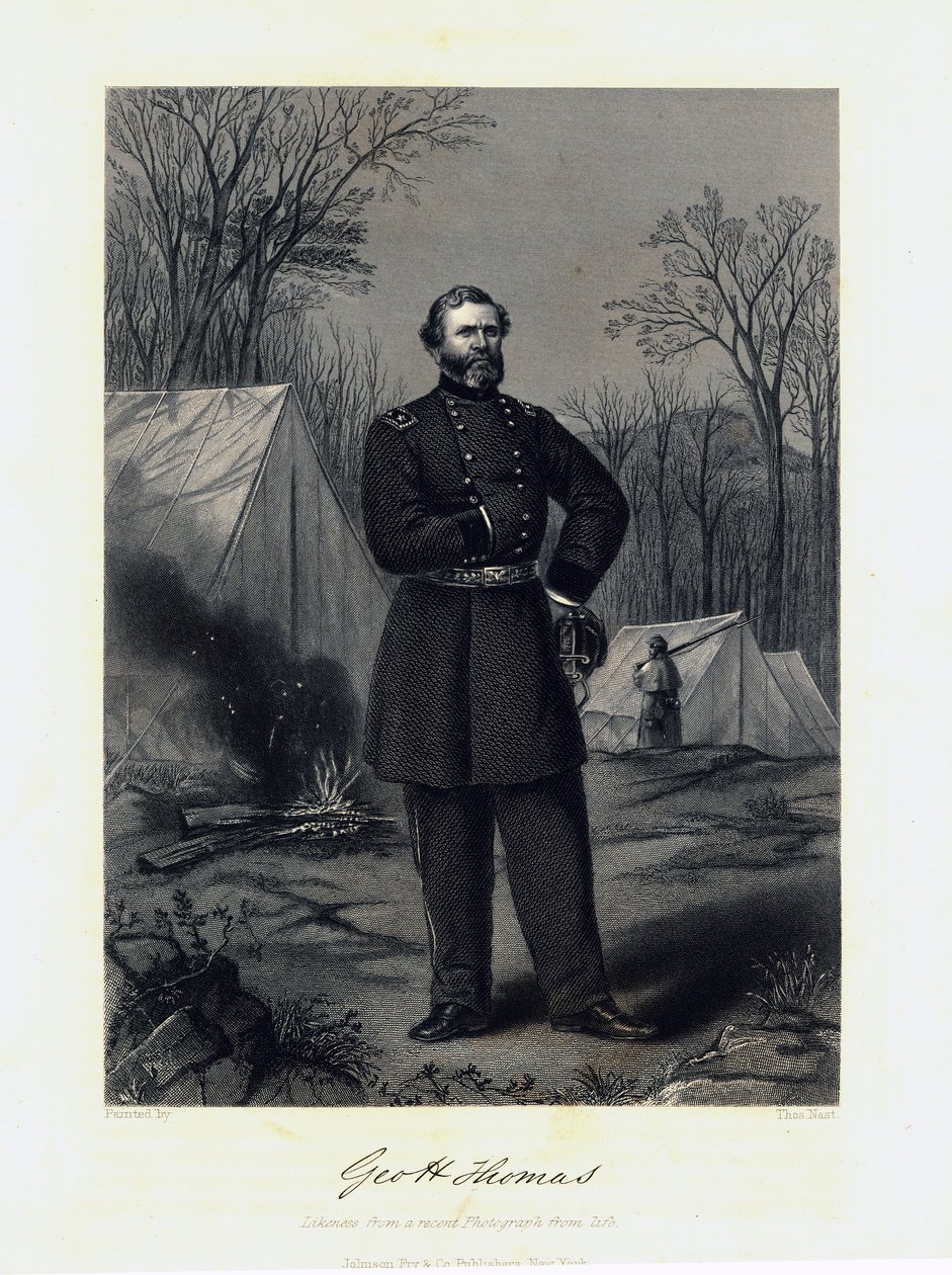 "Gén. George H. Thomas" (Union) - Thomas Nast
