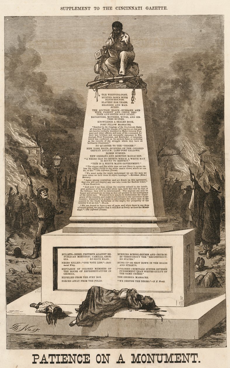 Patience sur un monument - Thomas Nast