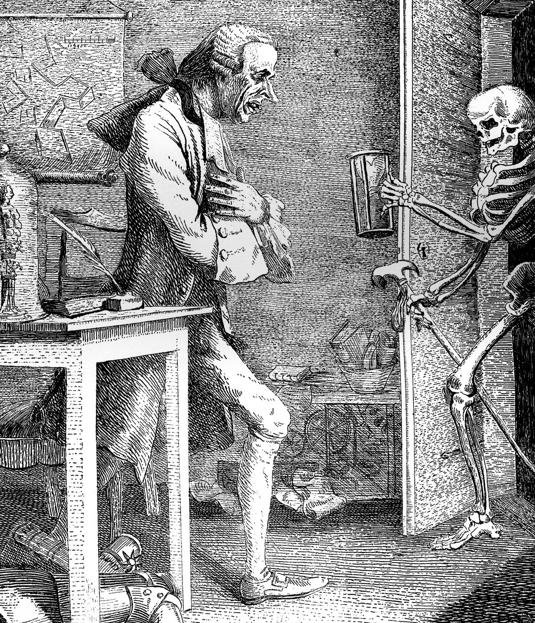 Sterne et la Mort, 1768 - Thomas Patch