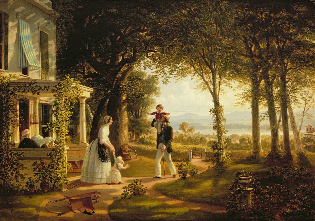 Retour à la famille, 1852 - Thomas Pritchard Rossiter