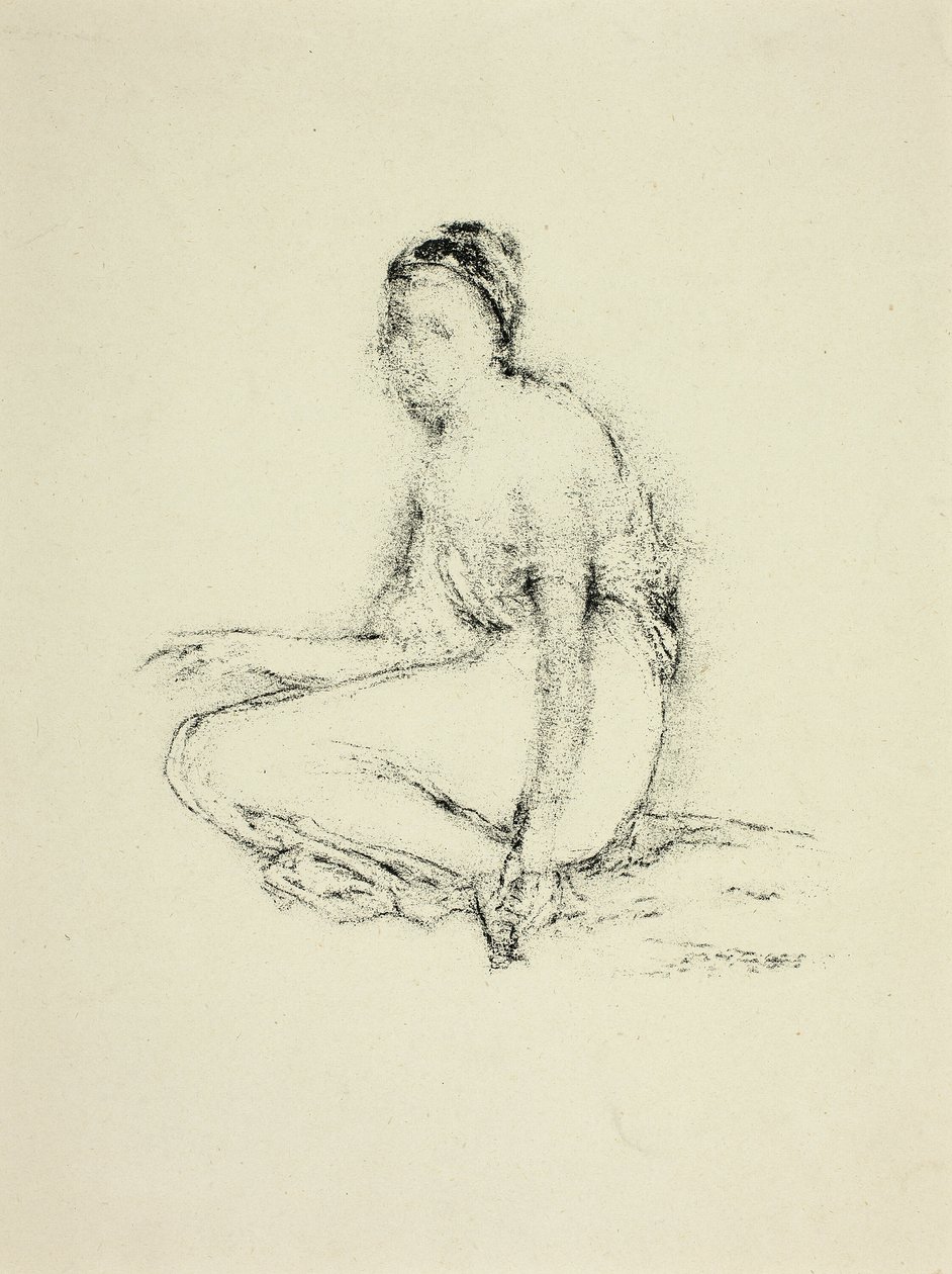 Modèle assis par terre - Thomas Robert Way