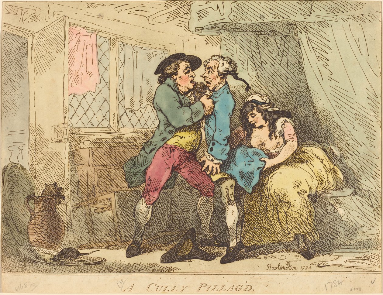 Un pigeon pillé - Thomas Rowlandson