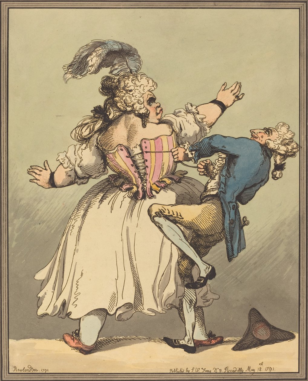 Un peu plus serré - Thomas Rowlandson