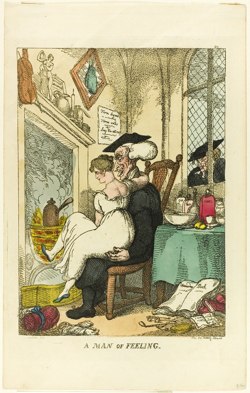 Un homme de sentiment - Thomas Rowlandson