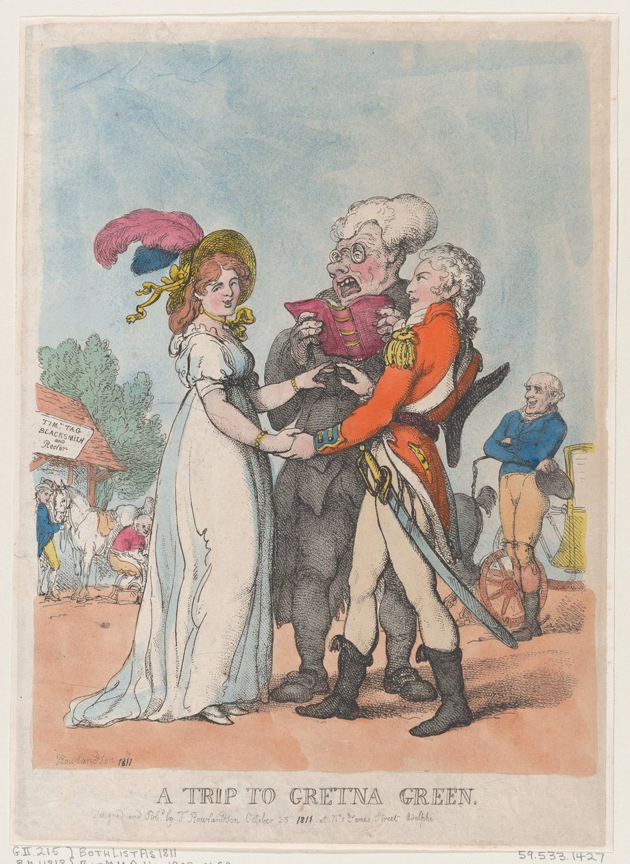 Un voyage à Gretna Green, 1803 - Thomas Rowlandson