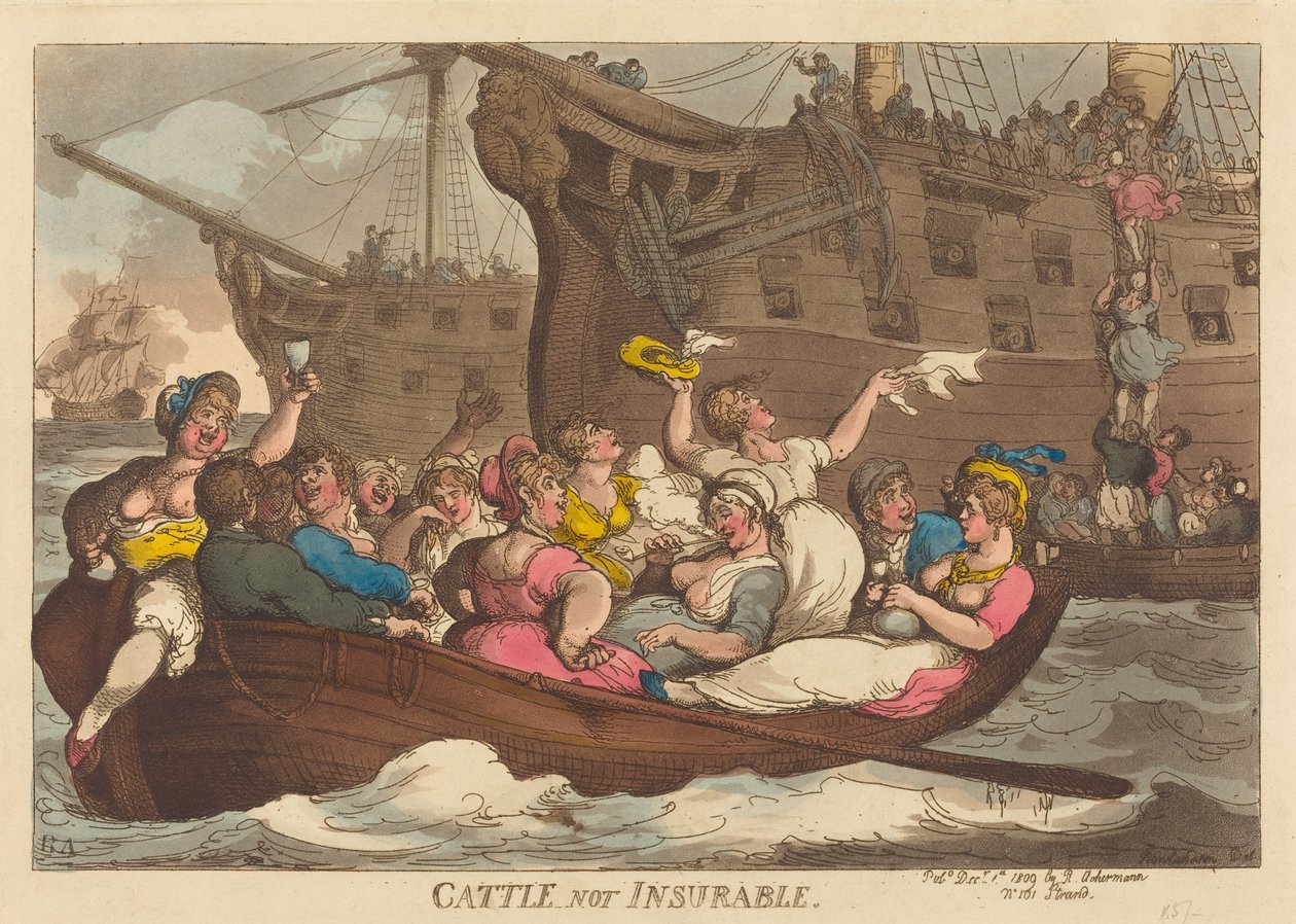 Bétail non assurable - Thomas Rowlandson