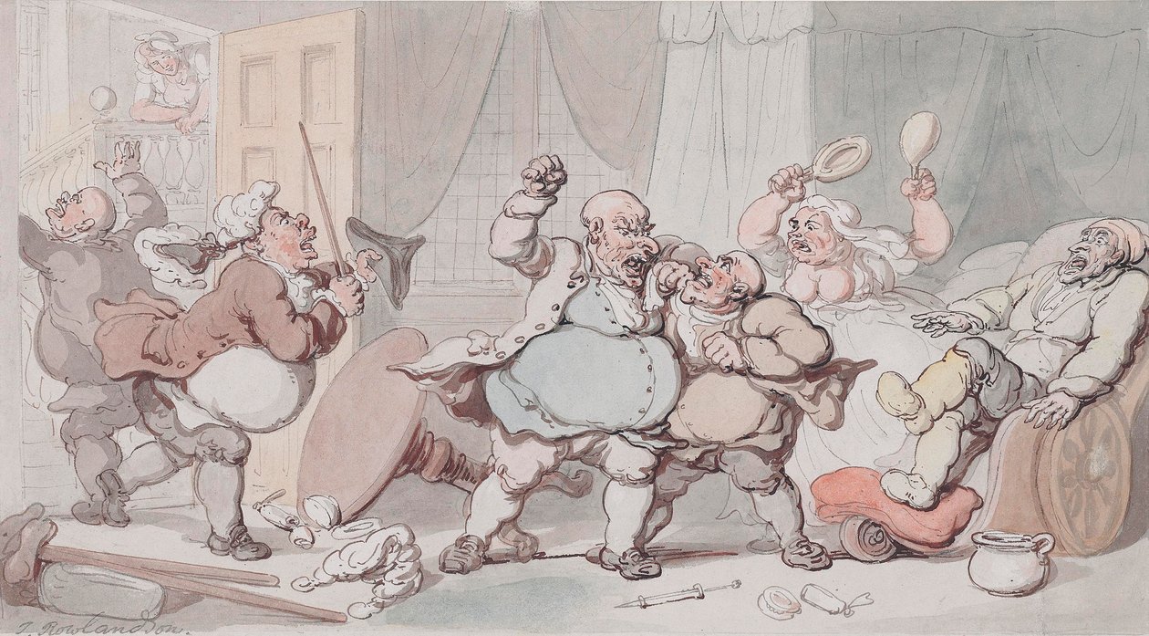Les médecins diffèrent - Thomas Rowlandson