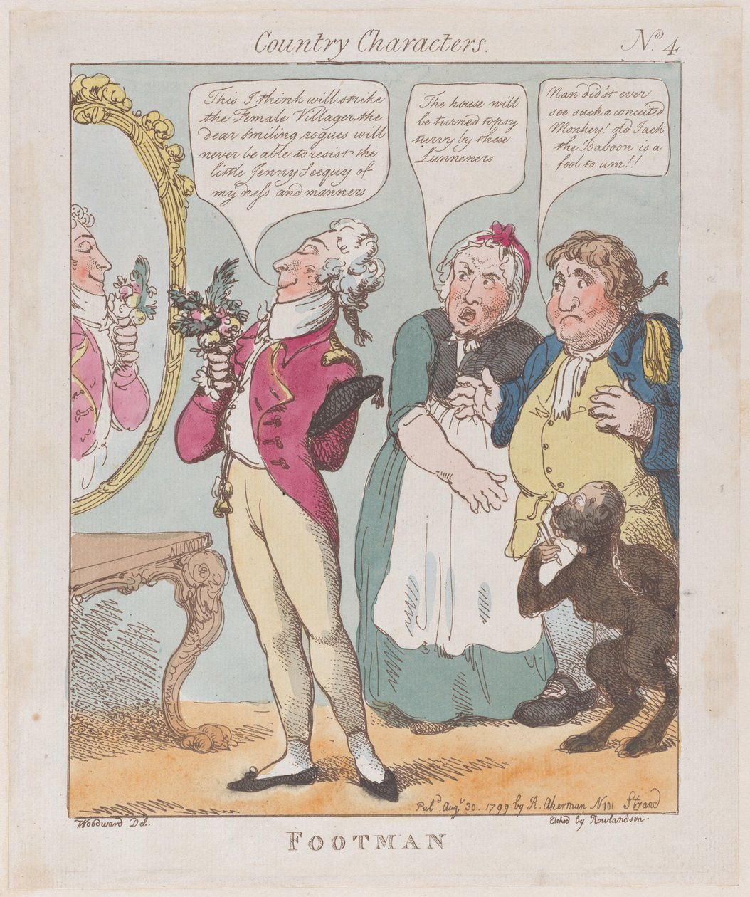 Laquais - Thomas Rowlandson