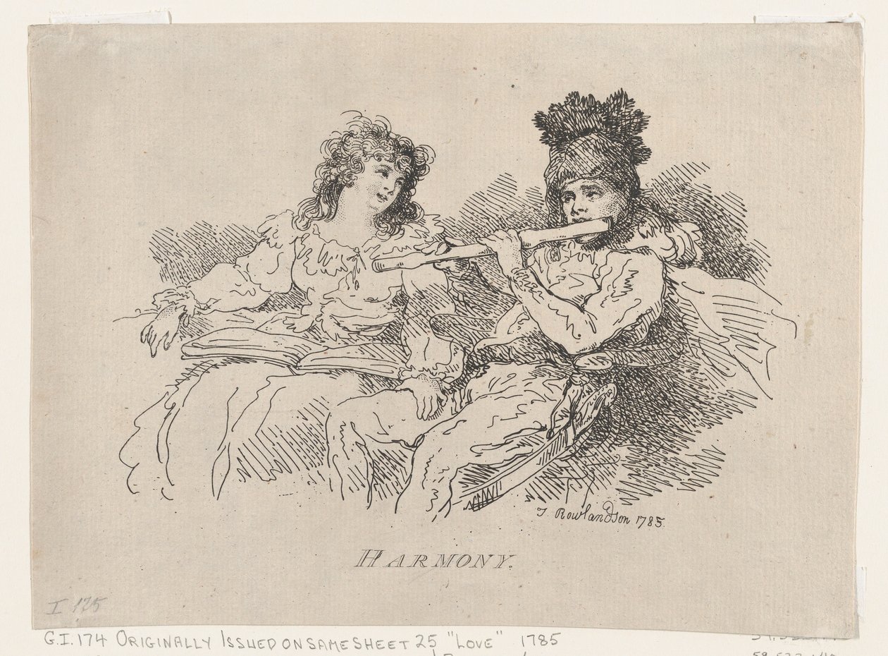 Harmonie, 12 août 1785 - Thomas Rowlandson