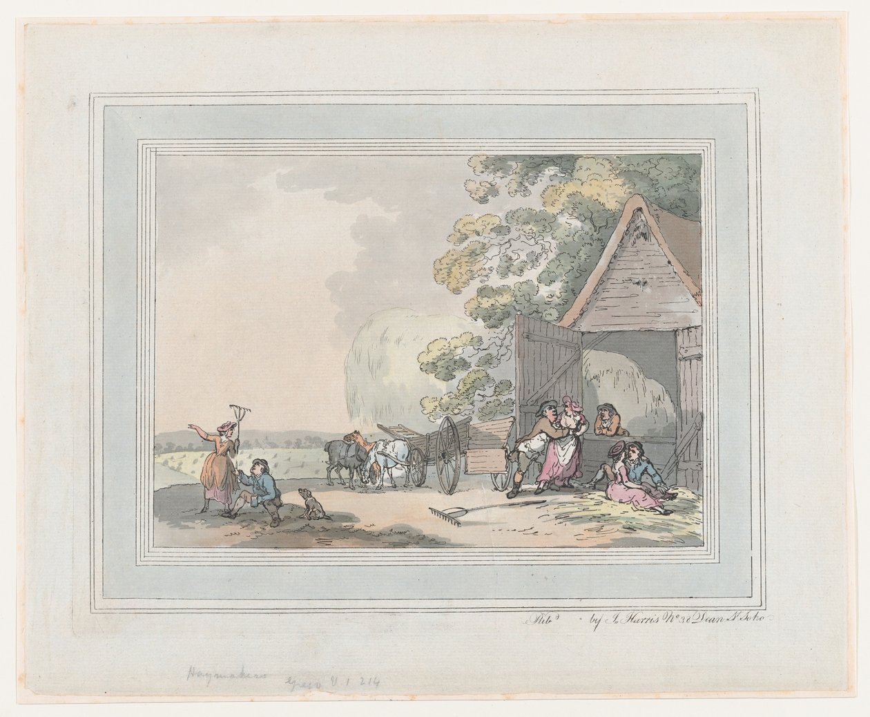 Faneurs - Thomas Rowlandson
