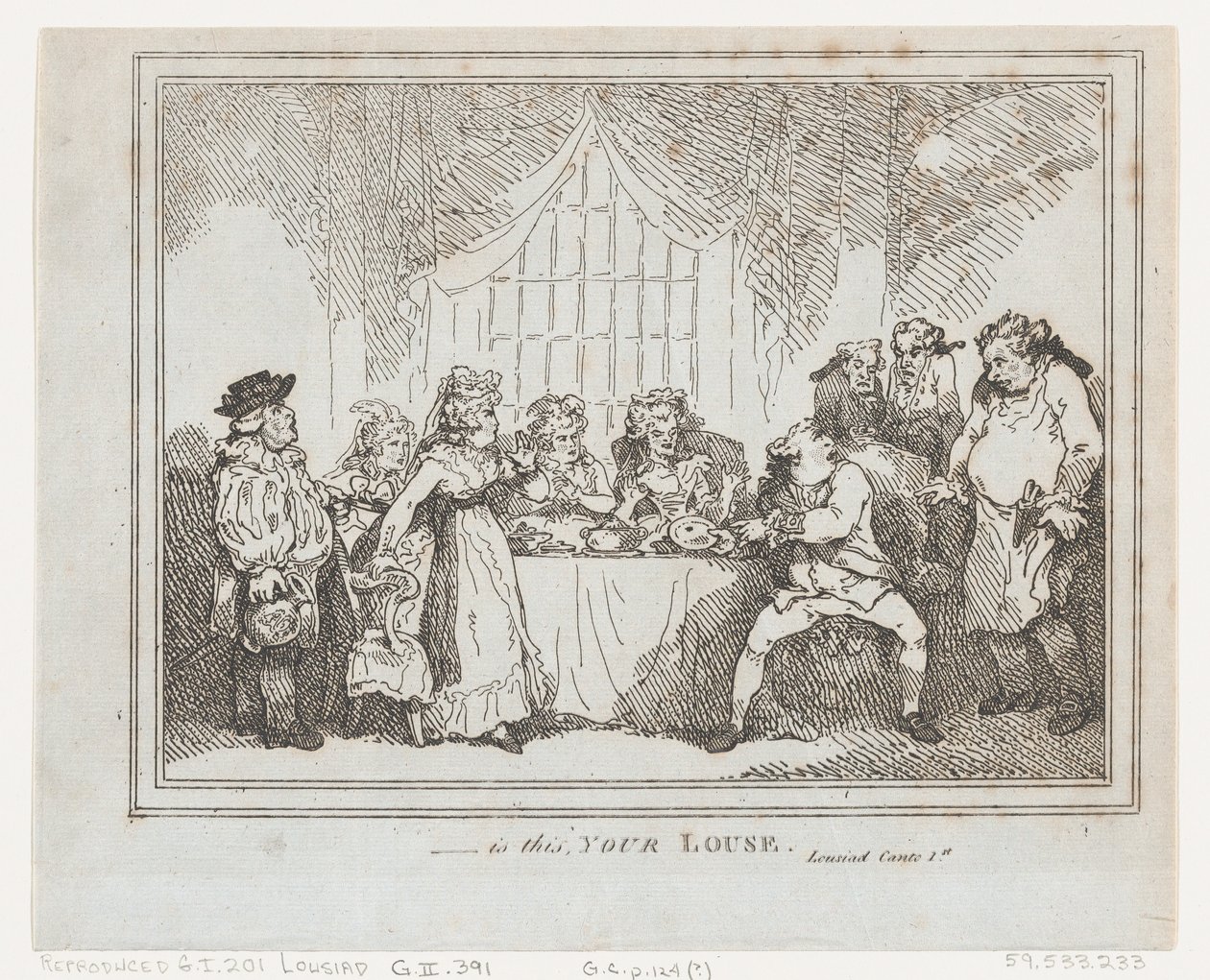 Est-ce votre pou, 1787 - Thomas Rowlandson