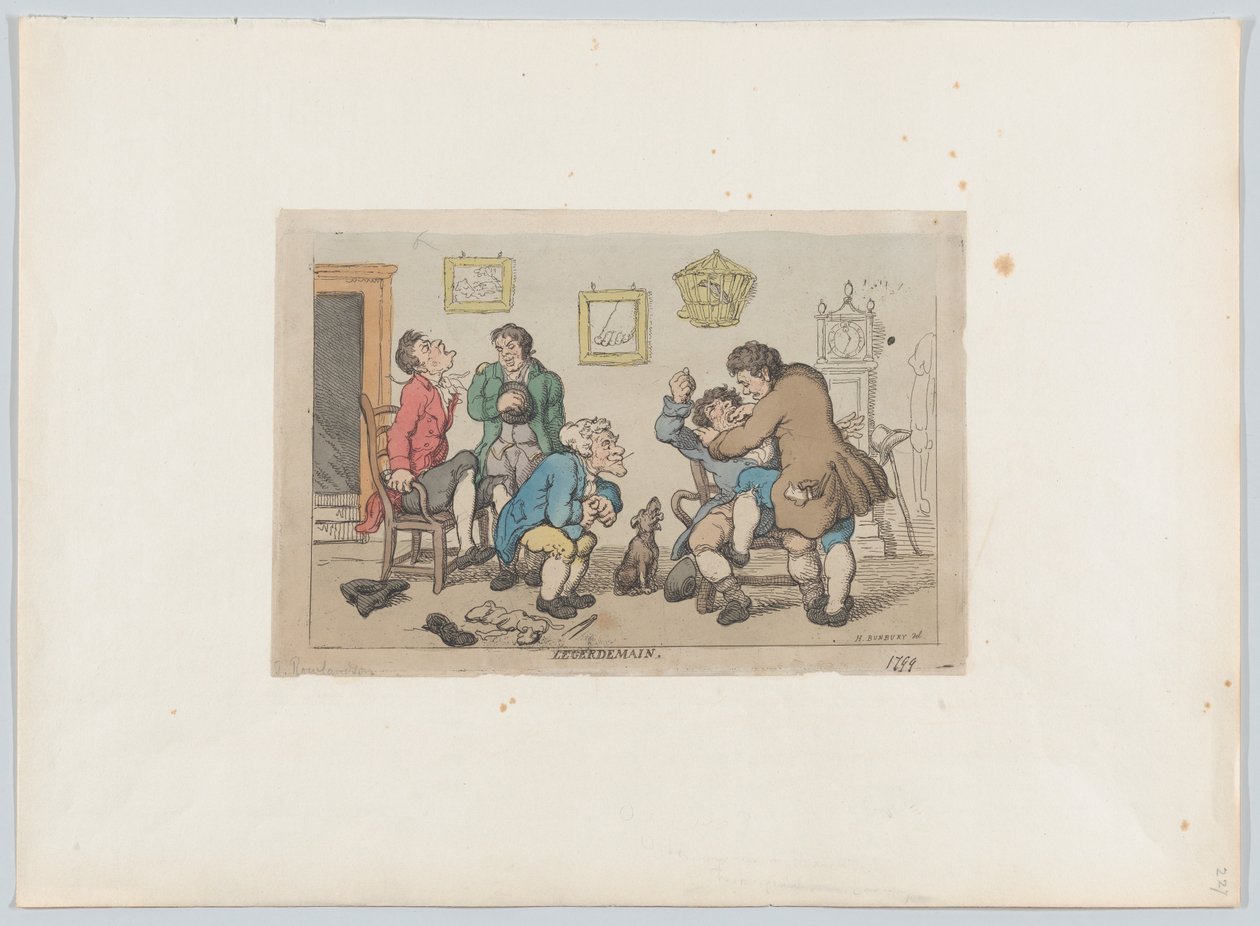 Prestidigitation - Thomas Rowlandson