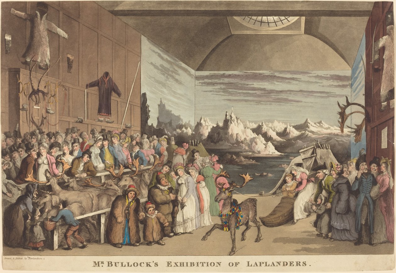 Exposition de Lapons de Mr. Bullock - Thomas Rowlandson