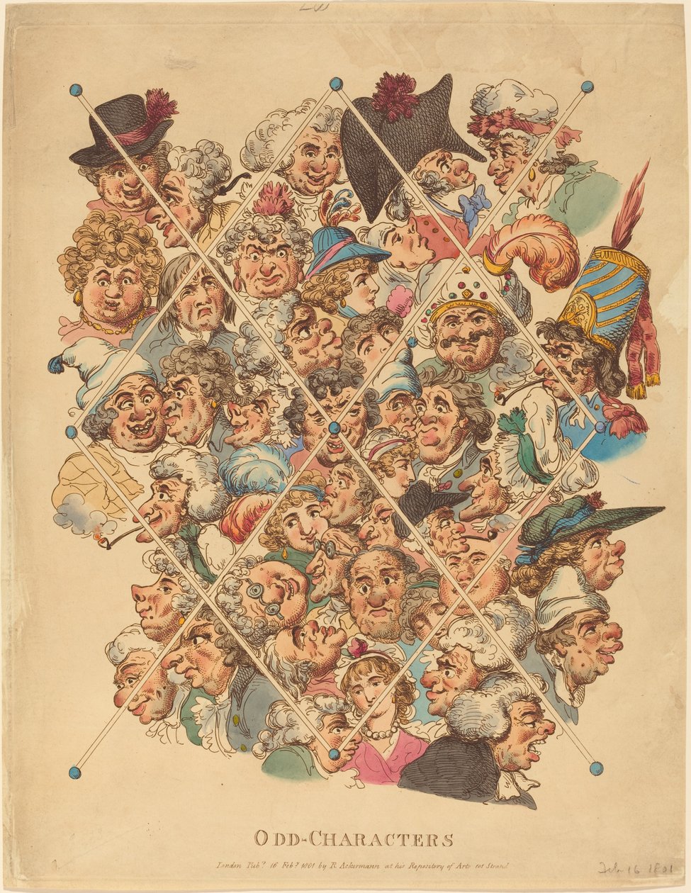 Personnages Étranges - Thomas Rowlandson