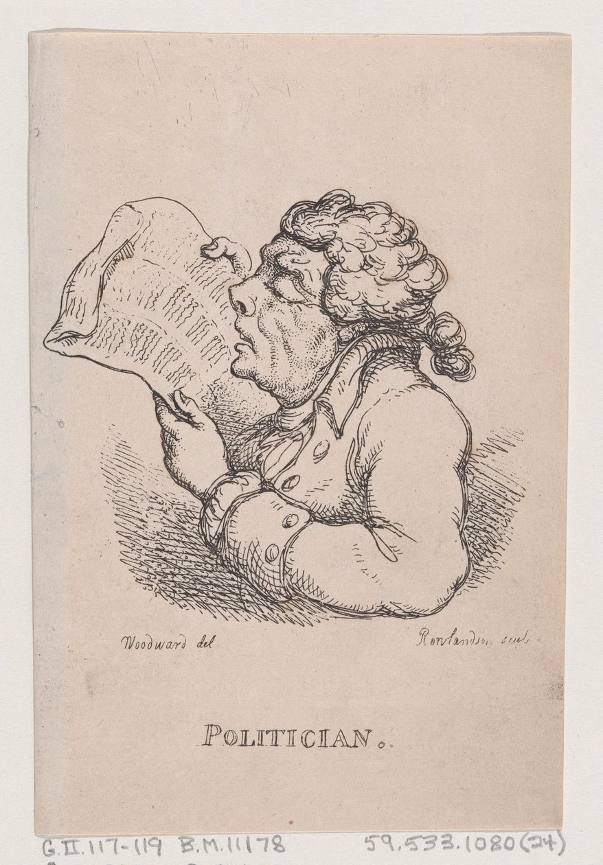 Politicien, avril 1808 - Thomas Rowlandson