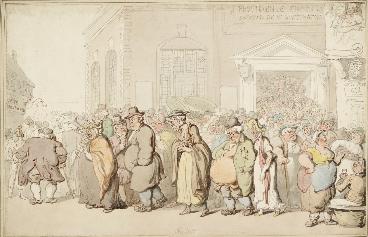Chapelle de Providence - Thomas Rowlandson