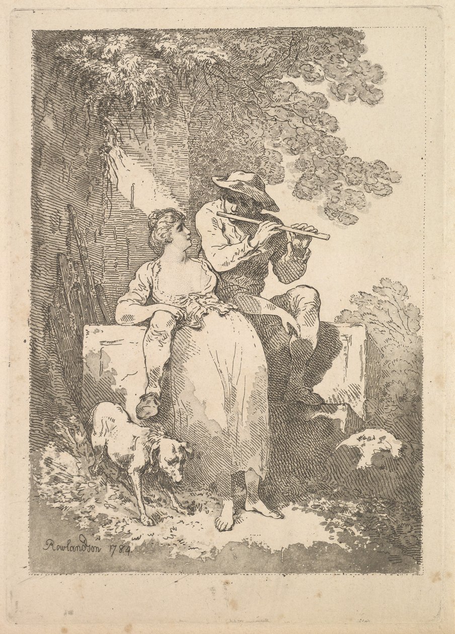 Repos du travail par des journées ensoleillées, 1784-87 - Thomas Rowlandson