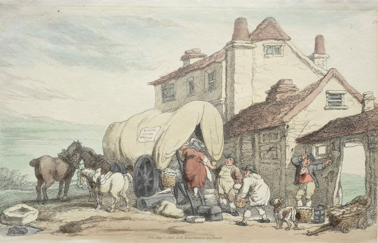 Richardsons Show: Un wagon volant - Thomas Rowlandson
