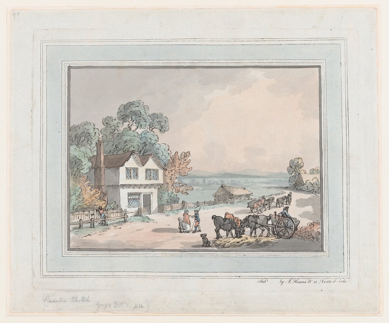 Croquis rustique - Thomas Rowlandson